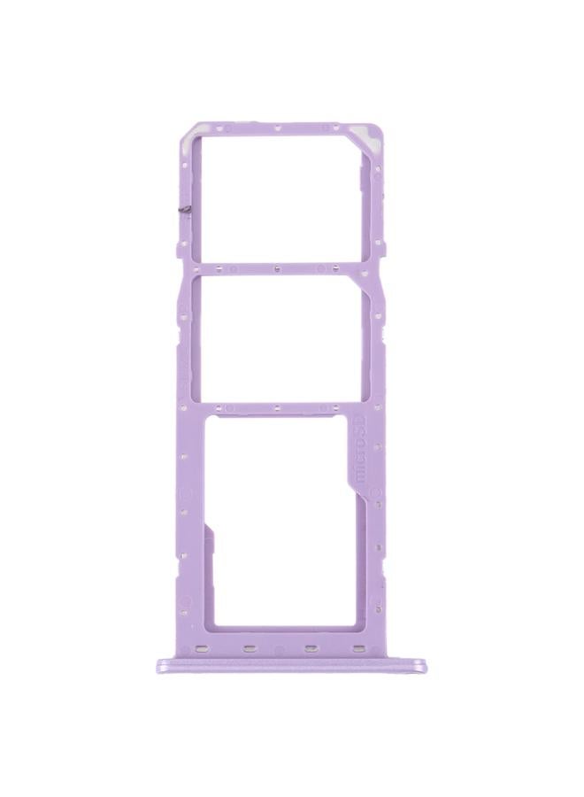 erorex For Samsung Galaxy M04 SM-M045F Original SIM Card Tray + SIM Card Tray + Micro SD Card Tray (Purple) - Image 1