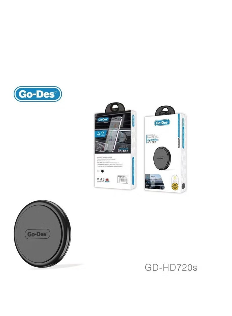 GO-DES Universal Magnetic Car Phone Holder – Secure Grip, Sleek Design