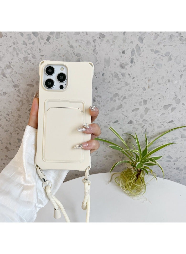 عام مصممة لحافظات iPhone 15 Pro MAX عبر الجسم للنساء والرجال، حافظة عابرة للجسم بسلاسل ملونة توفر حماية ضد الصدمات بتصميم بسيط وأنيق وملون. - Image 2
