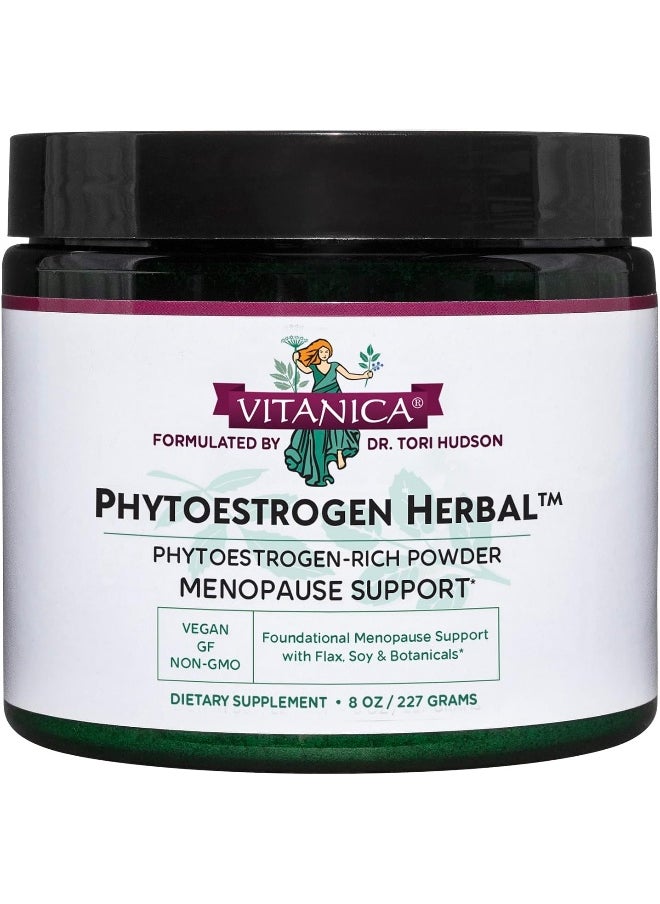 Vitanica Phytoestrogen Herbal, Menopause Support, Vegan, Powder, 8 Ounce  - Image 1