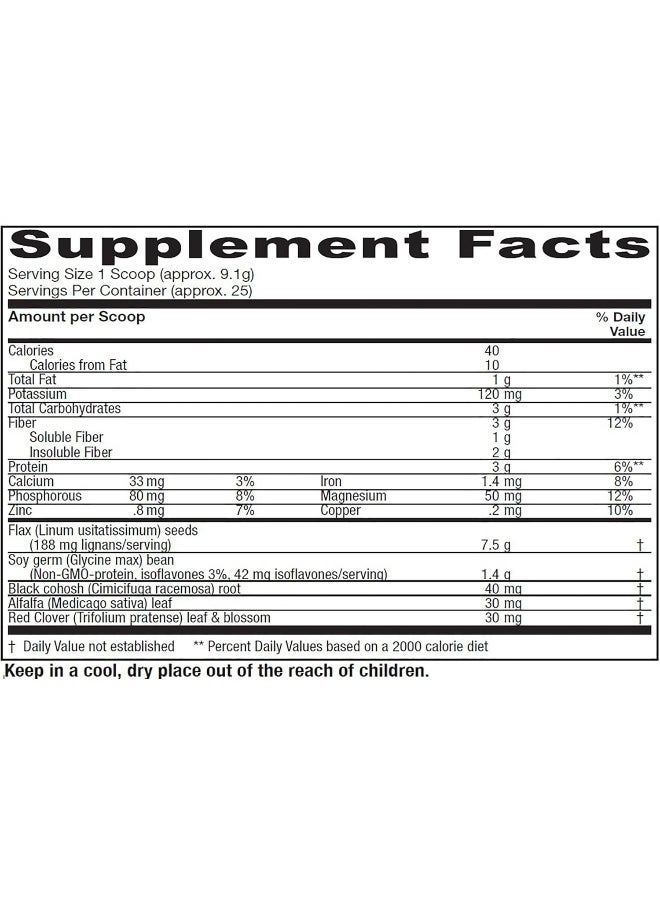 Vitanica Phytoestrogen Herbal, Menopause Support, Vegan, Powder, 8 Ounce  - Image 2