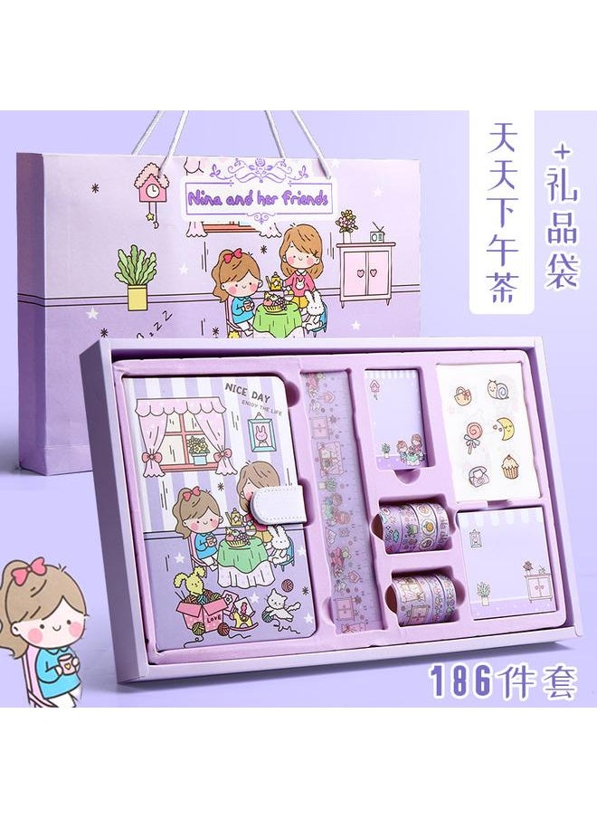 Bluejw 186 Pieces Of Hand-account Stickers This Book Suit Hand-account Books, Full Set Of Tools, Materials, Stickers, Books For Hand-account Materials  - Image 1