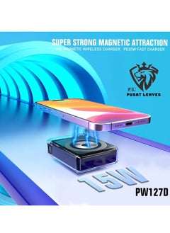 Lenyes Lenyes PW127D Power Bank 10000mAH-15W Magnetic Wireless Charge ,PD2OW Fast Charge  - Image 3