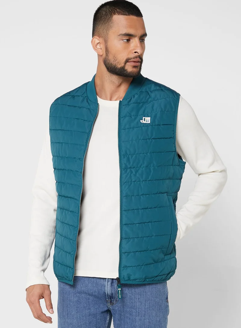 JACK & JONES Logo Zip Detail Jacket