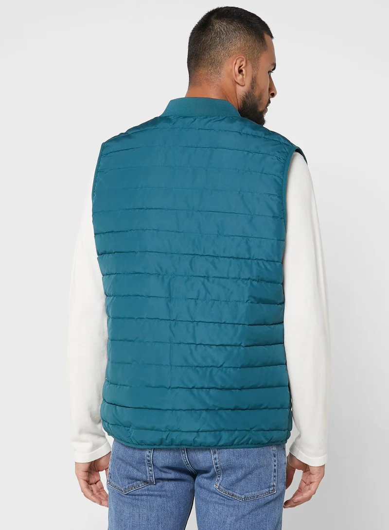 JACK & JONES Logo Zip Detail Jacket