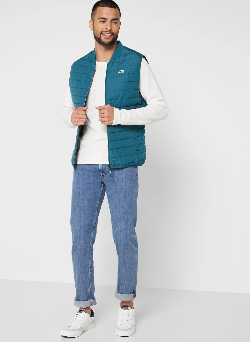 JACK & JONES Logo Zip Detail Jacket