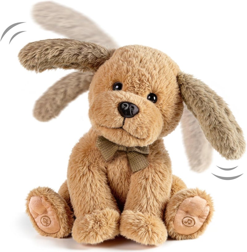 Electronic Plush Toy Dog - Interactive Singing Puppy with Fanning Ears for Kids - Image 1