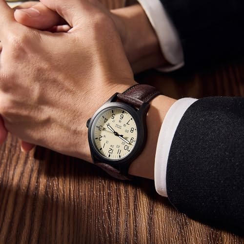 Getalia Italian leather Watch Band Tuscany Natural Vegetable-Tanned Full Grain Genuine Leather, Skin-Safe, Quick Release Replacement Watch Straps for Men and Women Thick and Soft (Coffee Width-18mm) - Image 5
