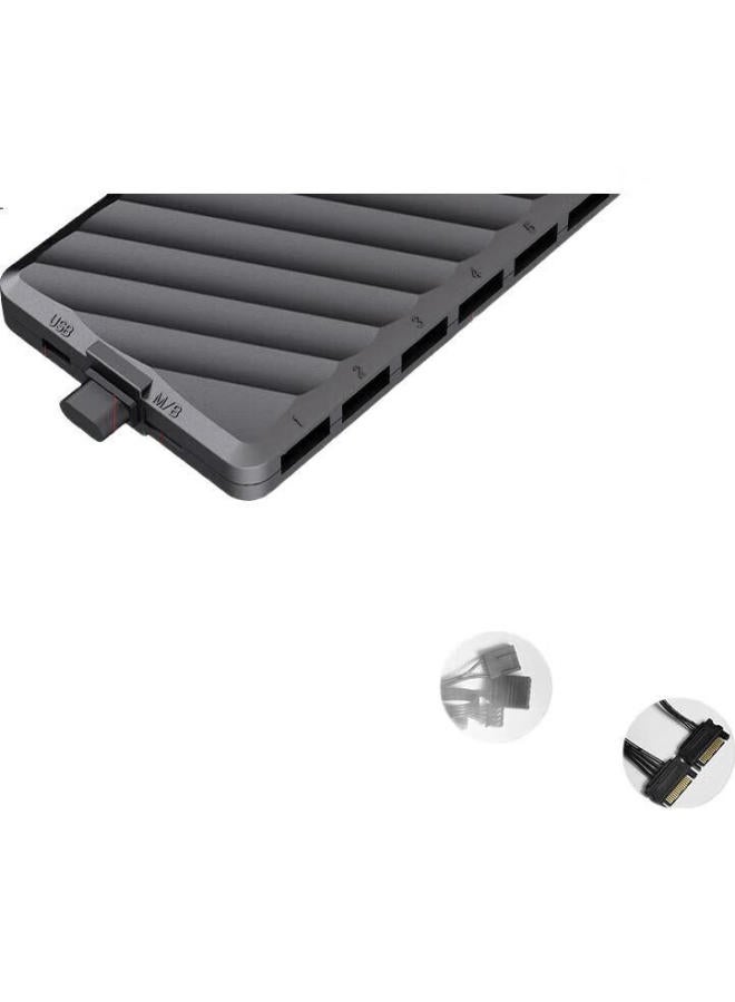 aigo Aigo Starry Sky Magic Cube Led Pixel Screen Pc Case Water Cooling Fan Controller Hub/Supports 14 Devices - Image 3