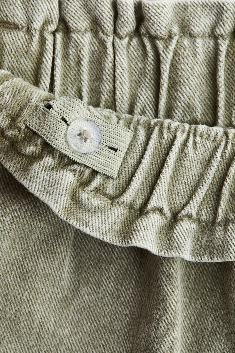 اتش اند ام جينز بيبر باغ بقصّة ساق واسعة