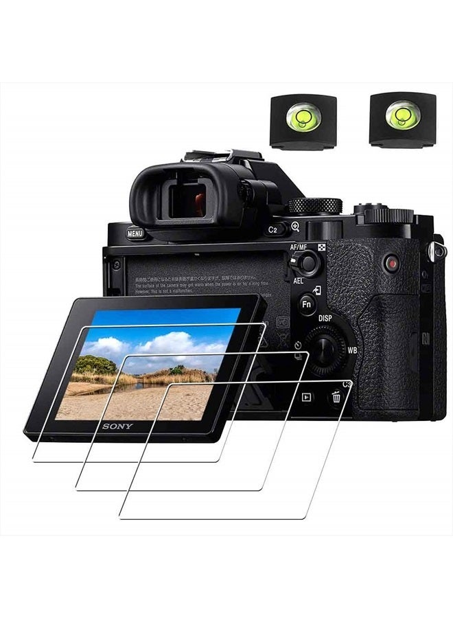 ULBTER حماية شاشة A1 لكاميرا سوني ألفا 1 / A1 وغطاء حذاء ساخن 0.3 مم صلابة 9H زجاج مقسى مضاد للخدش مضاد لبصمات الأصابع مضاد للفقاعات [3+2 عبوة] - Image 1