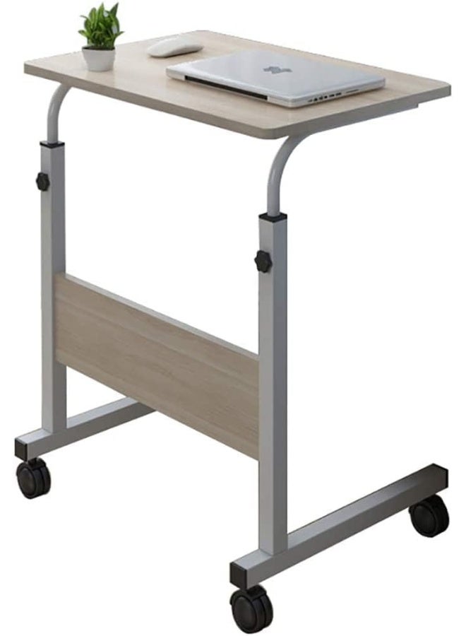 Bedside Computer Table, Adjustable Height Desk Laptop Desk, with 4 Wheels, for Office Home - Image 2
