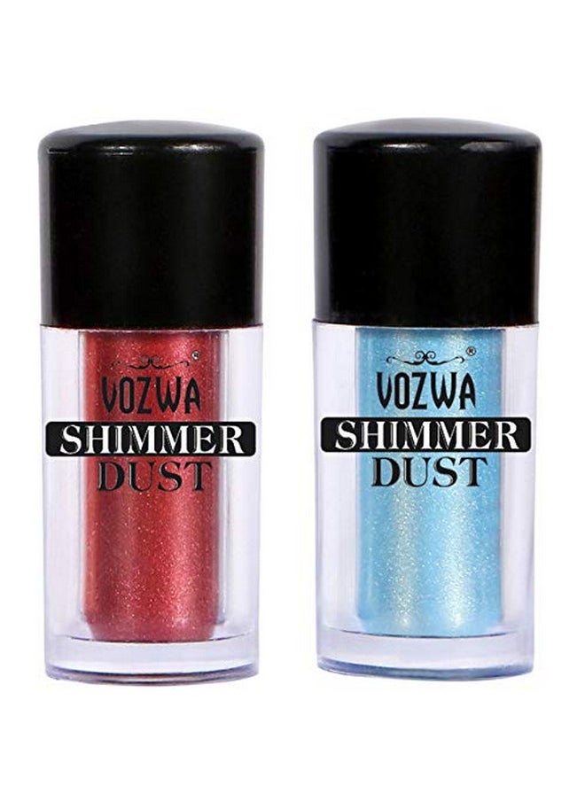 Vozwa Vozwa Eyeshadow Shimmer Dust 4 g - Marron + Blue 