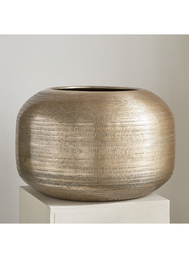 Home Box Nydril Floral Design Aluminium Planter 40 x 25.5 cm  - Image 3
