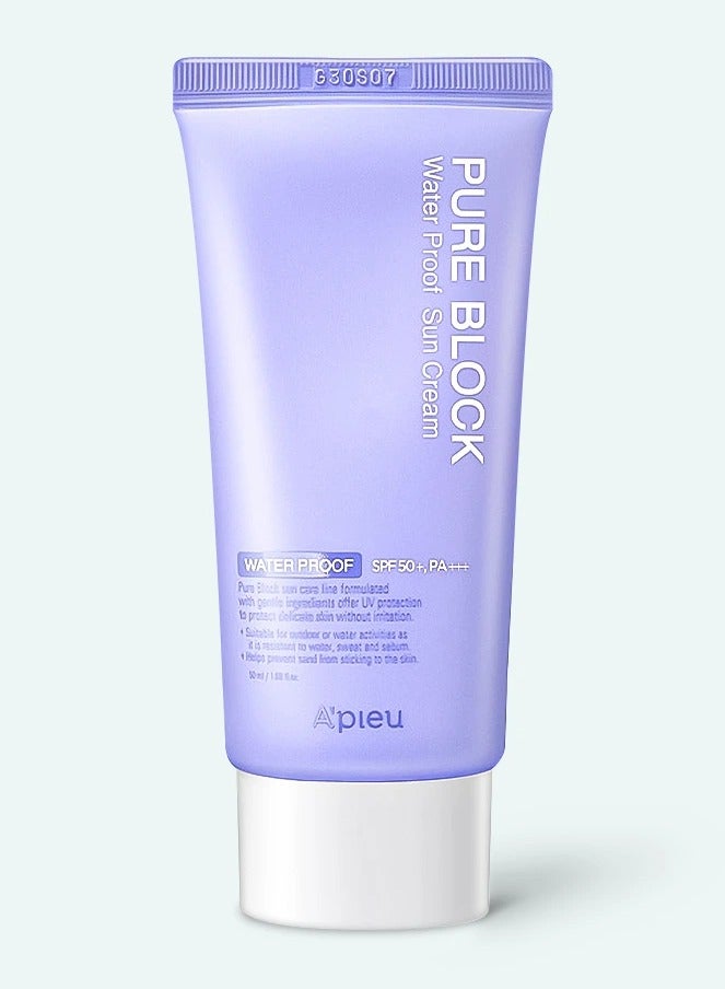 A'Pieu Pure Block Water Proof Sun Cream SPF50+, 50mL - Image 1