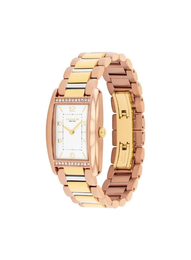 كوتش Reese Gold & Rose Gold-Tone 24mm × 35mm Watch