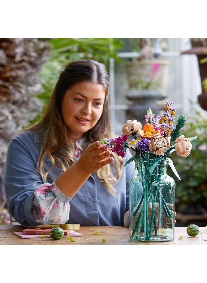 LEGO Icons Flower Bouquet 10280 Building Blocks Gift Toy Set; Flowers Botanical Collection (756 Pieces) - Image 3