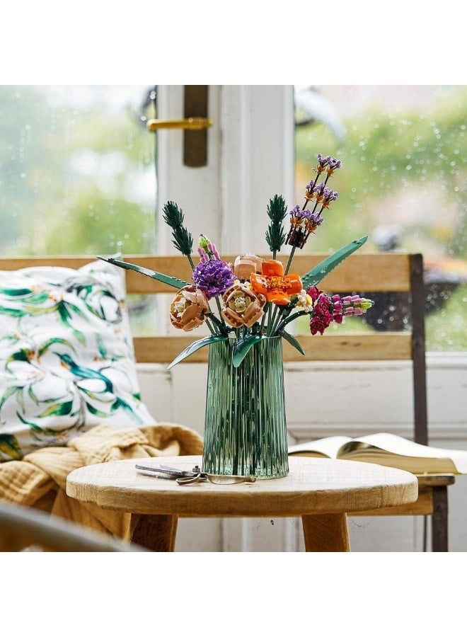 LEGO Icons Flower Bouquet 10280 Building Blocks Gift Toy Set; Flowers Botanical Collection (756 Pieces) - Image 4