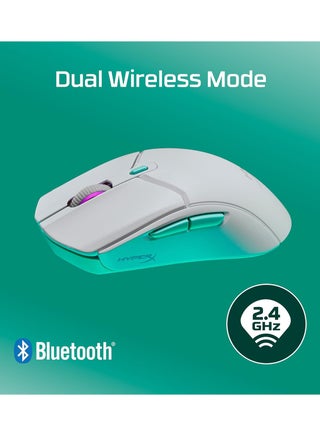 HyperX Pulsefire Haste 2 Core Wireless Gaming Mouse – 12,000 DPI, 6 Buttons, TTC Gold Switches, 1,000Hz Polling, LED RGB, Dual Wireless (2.4GHz/Bluetooth), 70g, 100-Hour Battery - Black | 8R2E6AA - view 2