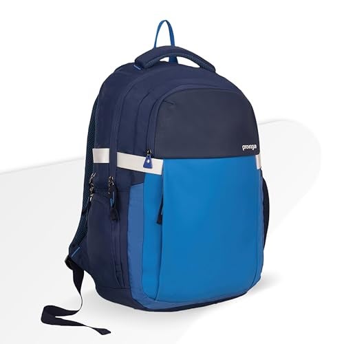 Provogue Urban Laptop Backpack 30L with 3 large compartments and Rain Cover | Backpack Bag for Man, Laptop Bag 15.6 Inch, Travel & Office Backpack for Men and Women with Laptop Compartment | Blue - Image 2