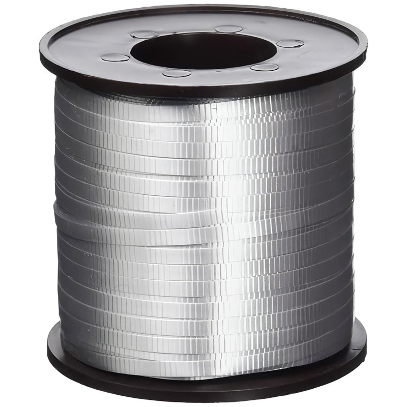 Unique Party Unique 500 Yards Elegant Silver Curling Ribbon 1 Roll Of Premium Plastic Durable Perfect For Every Occasion - Image 2