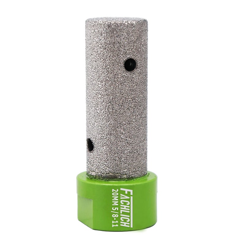 FACHLICH Diamond Finger Milling Bit 20mm 45 Granite Hole Grinder Bit for Enlarging and Shaping or Round Bevel Existing Holes in Porcelain Tile Ceramic Granite and Marble