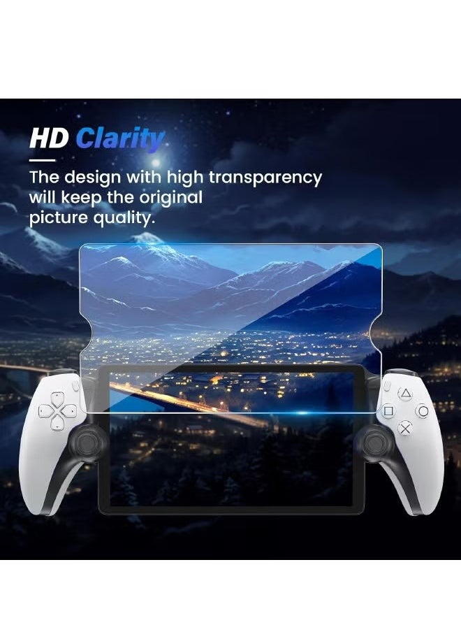 Colorskin 1 Pack Screen Protector for sony PlayStation Portal Film 9H Hardness Tempered Glass Protective Film Waterproof Protective Film  - Image 4