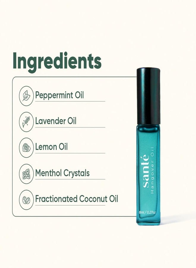 Sante Hangover Relief Essential Oil Blend 8ml | Natural Aromatherapy for Recovery & Rejuvenation - Image 4