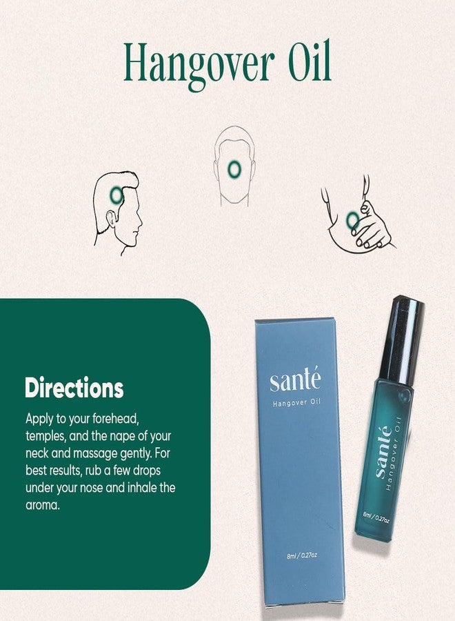 Sante Hangover Relief Essential Oil Blend 8ml | Natural Aromatherapy for Recovery & Rejuvenation - Image 3