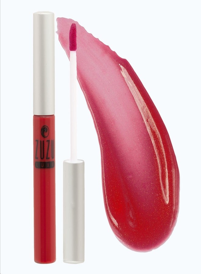 Zuzu Luxe Sheer Gloss (Caliente - Red/Cool Crème) Natural, Paraben Free, Vegan, Gluten-free,Cruelty-free, Non GMO, High performance and long lasting, Infused with Jojoba Seed Oil and Aloe, 0.17 oz - Image 2