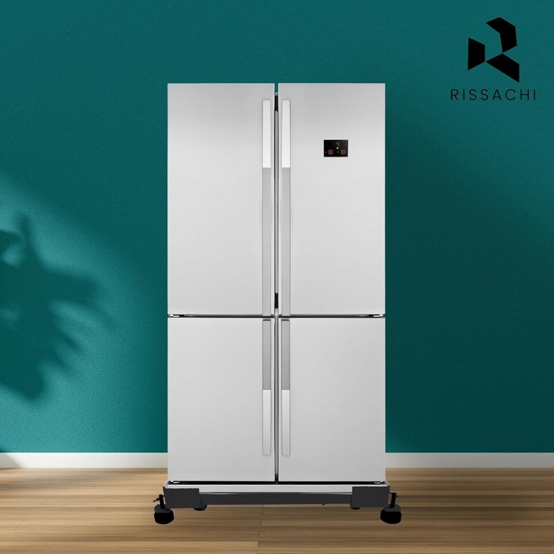 RISSACHI Adjustable Washing Machine TrolleyStand with 4 Anti Vibration Pads for Front Top Load Supports Up to 150kg Suitable for Dishwasher Fridge Air Cooler IFB Refrigerator - Image 5