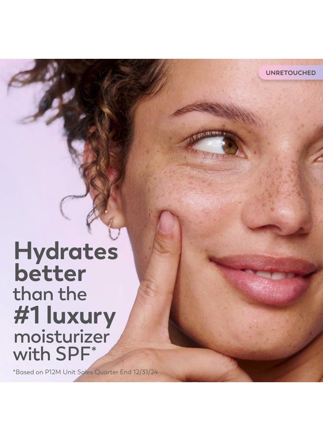 Olay Super Cream with Sunscreen SPF 30, Lightweight Face Moisturizer with Sun Protection, 5-in-1 Skin Care Benefits - Hydrating, Brightening, Firming - Niacinamide, Vitamin C, Collagen Peptide, 1.7 oz - Image 3