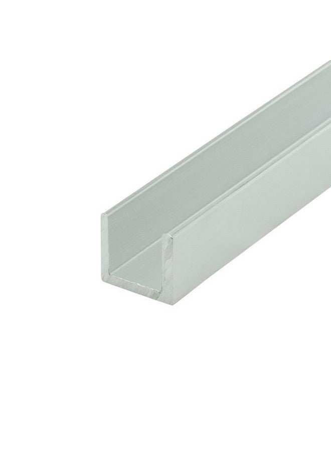 OUTWATER قناة U من الألمنيوم بلمسة مطحنة 1/2 بوصة أبعاد داخلية طول 48 بوصة عبوة من 1 Alu847-M C-Channel - Image 1