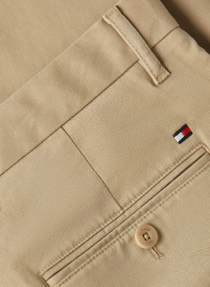 TOMMY HILFIGER Men's 1985 Collection Bleecker Pima Slim Chinos -  Stretch Pima cotton, Beige