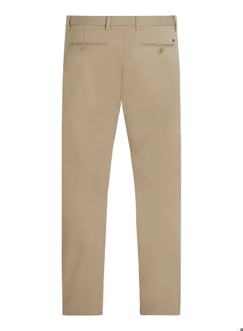 TOMMY HILFIGER Men's 1985 Collection Bleecker Pima Slim Chinos -  Stretch Pima cotton, Beige