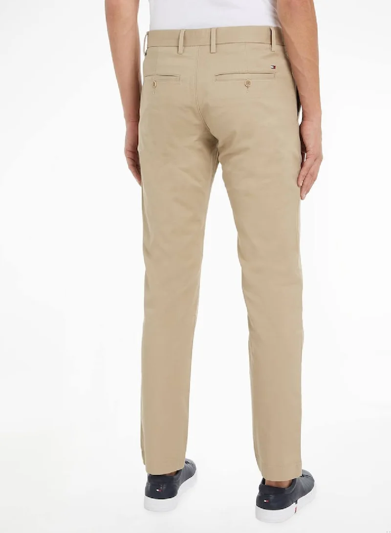TOMMY HILFIGER Men's 1985 Collection Bleecker Pima Slim Chinos -  Stretch Pima cotton, Beige