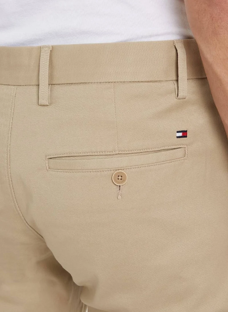 TOMMY HILFIGER Men's 1985 Collection Bleecker Pima Slim Chinos -  Stretch Pima cotton, Beige