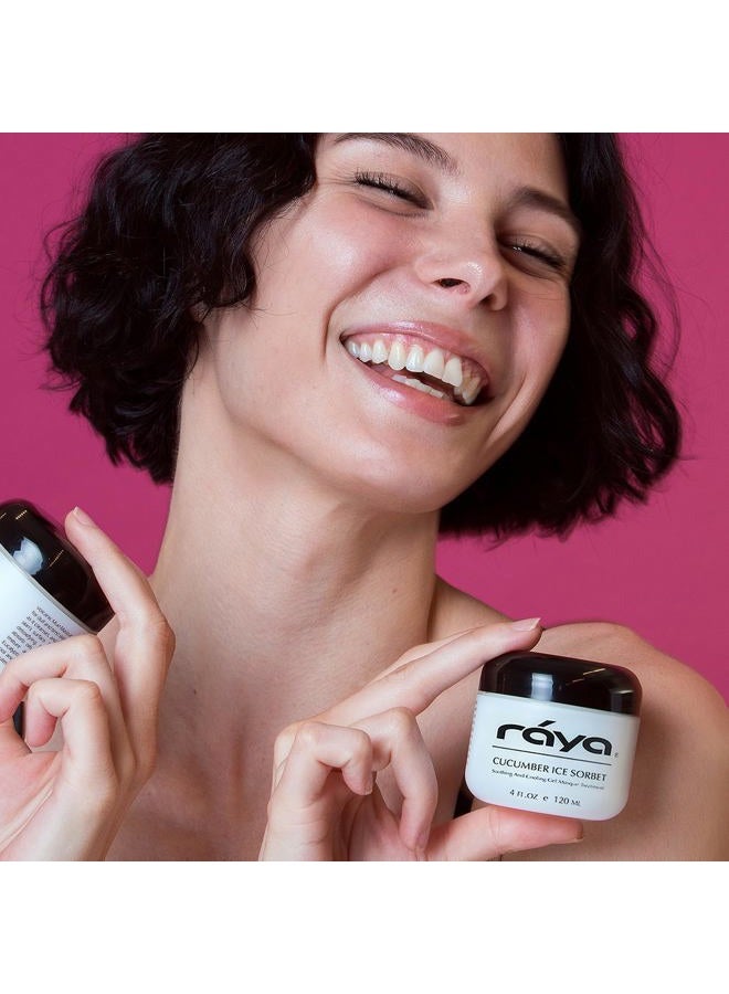 Raya Cucumber Ice Sorbet Masque (608) | Cooling Facial Gel Mask & Soothing Cucumber Extract, for Hydrating, Calming, Revitalizing & Refreshing All Skin Types, Great for Post-Sun Treatment - 120 ml - Image 3