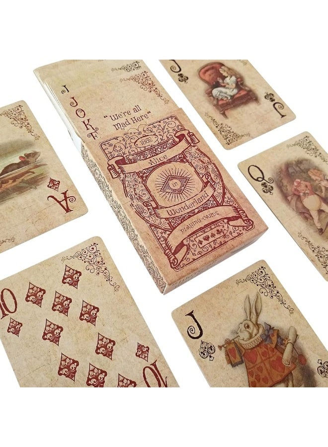 ASVP Shop مجموعة بطاقات اللعب أليس في بلاد العجائب من ASVP شوب - مجموعة كاملة مثالية للحفلات ذات الطابع الخاص، الدمى، الموضوع، والألعاب - Image 5