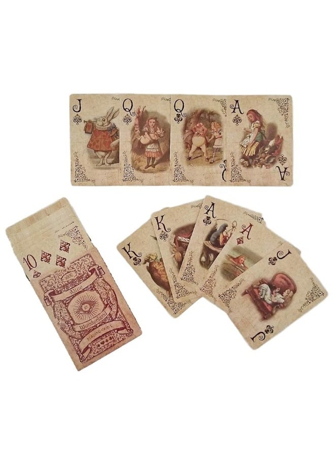 ASVP Shop مجموعة بطاقات اللعب أليس في بلاد العجائب من ASVP شوب - مجموعة كاملة مثالية للحفلات ذات الطابع الخاص، الدمى، الموضوع، والألعاب - Image 4