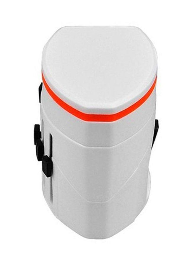 NIBEMINENT Universal Travel AC Adapter Power Plug White - Image 4