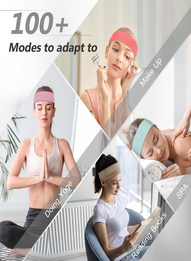 DiyJibb Headbands for Women, Stretchy Non Slip Soft Cotton Cloth Hair Bands for Sports, Workout, Yoga and Running, 7pcs - Image 5