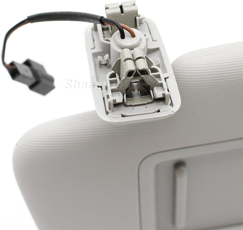 QASULER Gray Car Sun Visor with Mirror for VW Models - Image 4