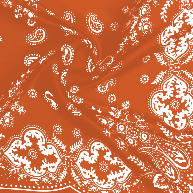 AOLIGE Scarf Satin Square Neck hair scarfs for Women 27" x 27" - Image 3