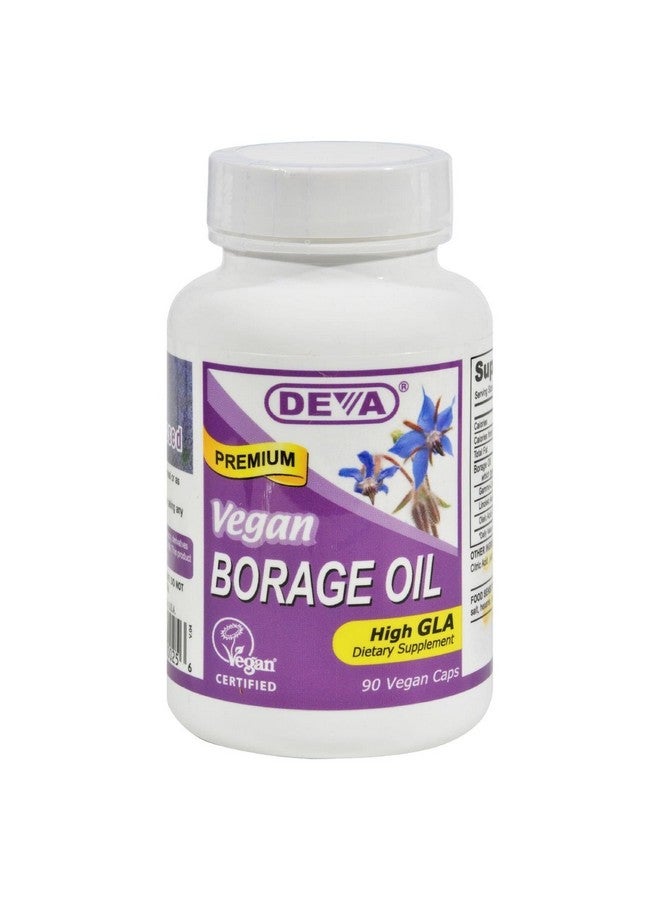 Deva Nutrition LLC - Vegan Borage Oil 500 mg 90 cap (Pack of 6)