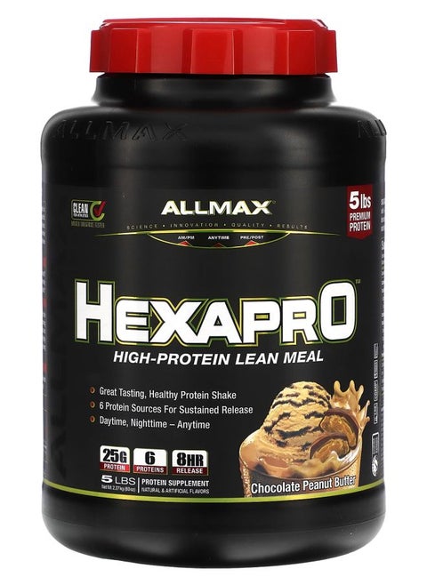 Hexapro™ High-Protein Lean Meal Chocolate Peanut Butter 5 lbs (2.27 kg)