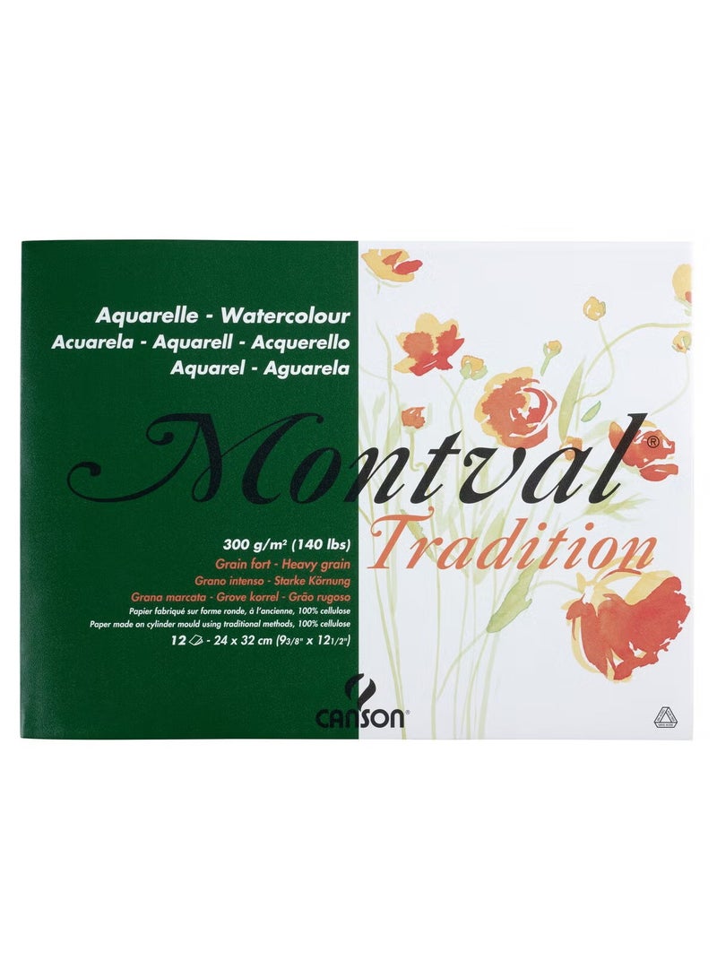 CANSON Montval Tradition Watercolor Block