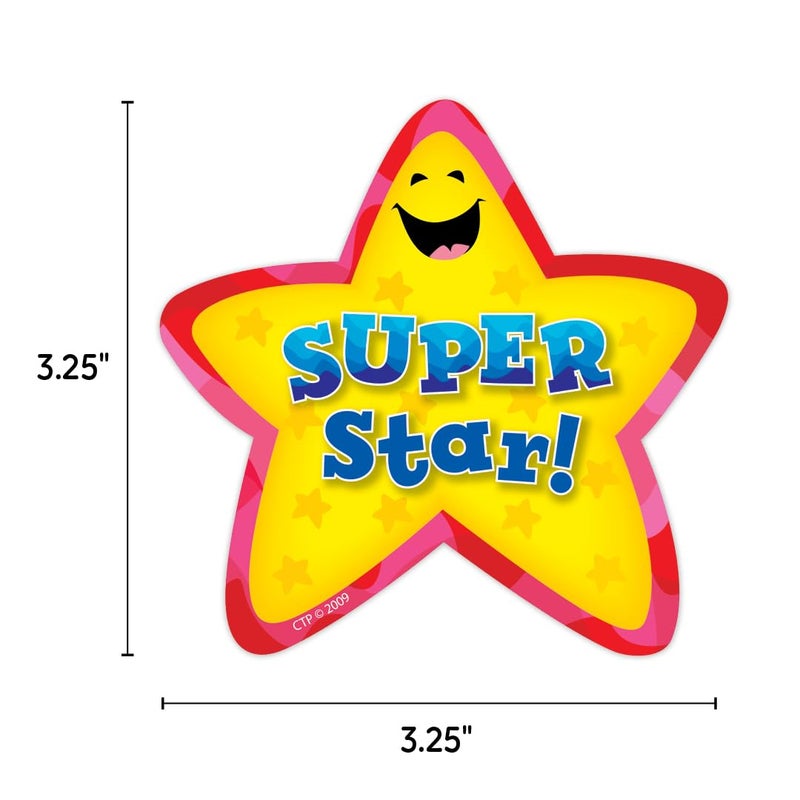 Creative Teaching Press CTP Super Star Adhesive Award Badges, Student Awards, Set of 36, 3.25â€ x 3.25â€ Each (Creative Teaching Press 1070) - Image 3