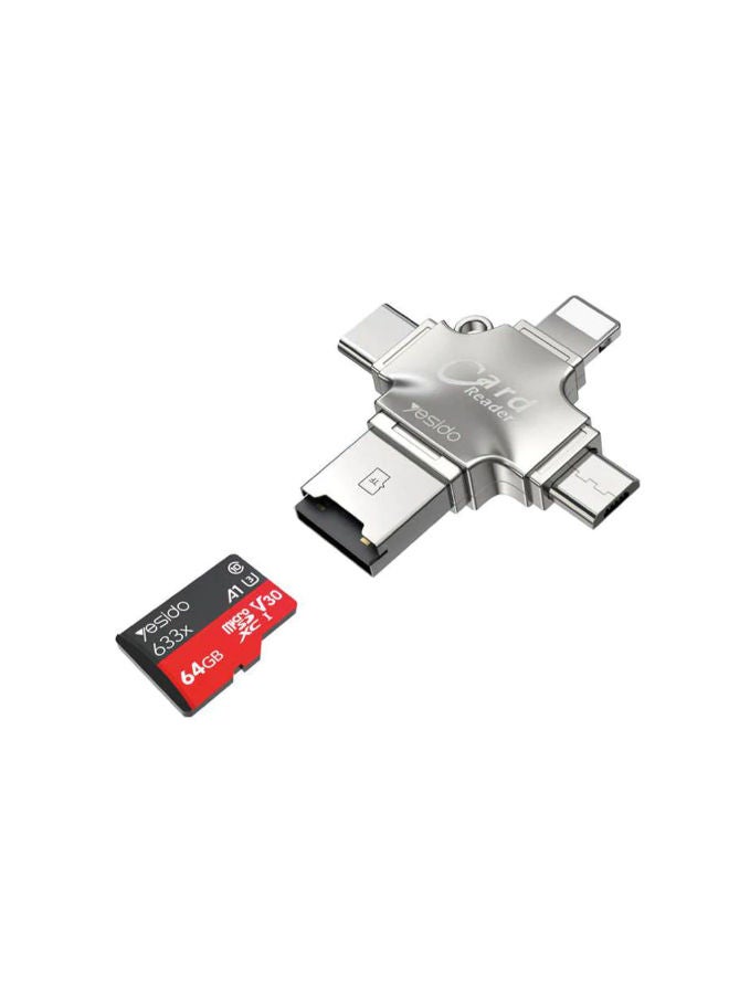 Yesido GS13 multifunction card reader converter - Image 1