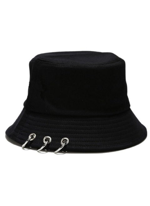 Foldable rings cotton sun unisex bucket travel hat